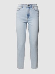 Jeansy o kroju slim fit z efektem znoszenia od Only - 34