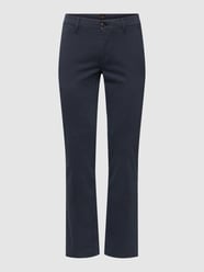 Slim fit chino met labelpatch, model 'Schino' van BOSS Orange Blauw / turquoise - 48