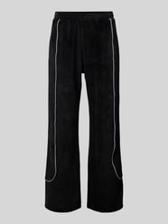 Regular Fit Trackpants mit Logo-Stitching von REVIEW Schwarz - 5