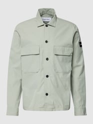 Hemdjacke mit Brusttaschen von CK Calvin Klein Grün - 10