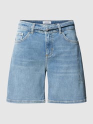 Jeansshorts im Destroyed-Look von comma Casual Identity Blau - 4