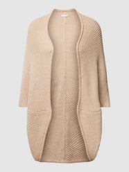 Poncho mit Strukturmuster Modell 'Amaryllis' von OPUS Beige - 2