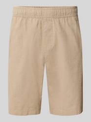 Straight Fit Shorts mit Gesäßtasche von REVIEW Beige - 34