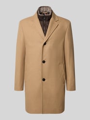 Regular Fit Mantel aus Woll-Mix von HECHTER PARIS Beige - 1