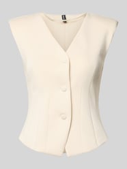 Top o kroju slim fit z listwą guzikową model 'SCARLET' od VERO MODA - 21