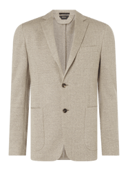 Slim Fit 2-Knopf-Sakko aus Leinen-Baumwoll-Mix von Z Zegna Beige - 36