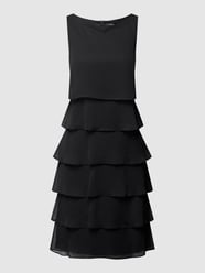 Cocktailkleid aus Chiffon im Stufen-Look von Vera Mont Schwarz - 7