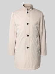 Nylon jas met opstaande kraag en steekzakken van Roy Robson Beige - 45