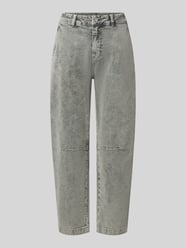 barrel fit corduroy broek van katoenmix van Buena Vista - 7