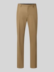 Super slim fit pantalon van wolmix model 'Hesten253X' van HUGO Beige - 29