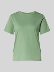 T-Shirt mit Label-Stitching von Gant - 13