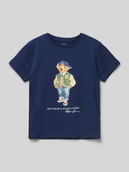 T-shirt o kroju regular fit z okrągłym dekoltem od Polo Ralph Lauren Kids - 15