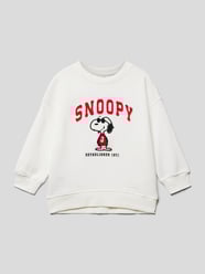 Sweatshirt mit Label-Stitching Modell 'cool' von Mango Weiß - 4