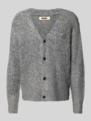 Strickjacke mit V-Ausschnitt Modell 'Koon' von WOODBIRD - 10