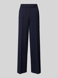 Wide Leg Stoffhose mit fixierten Bügelfalten Modell 'Style.Maine' von Brax Blau - 39