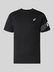 t-shirt o kroju regular fit z nadrukiem z logo model 'ICON' od ASICS TIGER - 2