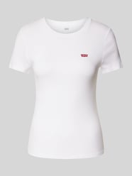 T-Shirt mit Label-Stitching von Levi's® Weiß - 1