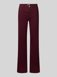 Straight Fit Stoffhose im 5-Pocket-Design von Christian Berg Woman Bordeaux - 24