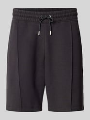 Szorty dresowe z mieszanki bawełny w kroju regular fit model 'DIMACSHORT' od HUGO - 13