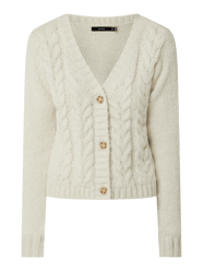 Cardigan mit Zopfmuster Modell 'Wine' von Vero Moda - 4