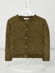 Cardigan aus Samtgarn Modell 'Rossa' von Name It Grün - 11