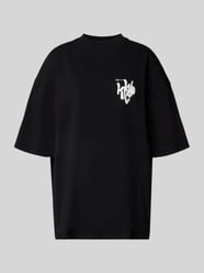 Oversized T-Shirt mit Label-Print von Karo Kauer - 36