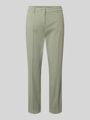Spodnie z tkaniny w kroju straight fit z kantem model 'Karina' od CAMBIO - 18