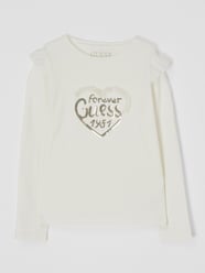 Longsleeve mit Pailletten von Guess Beige - 36