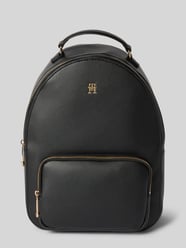 Rucksack mit Logo-Applikation von Tommy Hilfiger Schwarz - 40