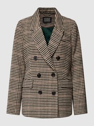 Blazer mit Hahnentrittmuster von Scotch & Soda Beige - 20