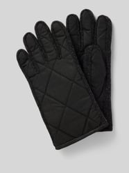 Handschuhe mit Steppnähten Modell 'Winterdale' von Barbour Schwarz - 47