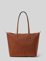 Tote tas met labelapplicatie Model 'KEATON' van Lauren Ralph Lauren Beige - 27