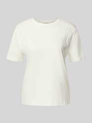 Regular Fit T-Shirt aus reiner Baumwolle mit Blumen-Applikation von Christian Berg Woman - 23