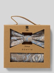 Fliege und Einstecktuch im Set von Prince Bowtie Beige - 33