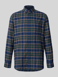 Slim Fit Freizeithemd aus Flanell mit Button-Down-Kragen von Christian Berg Men - 32