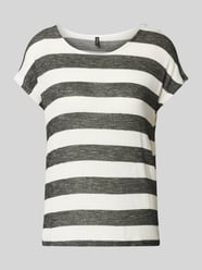 Relaxed Fit T-Shirt aus Viskose-Mix Modell 'WIDE STRIPE' von Vero Moda - 15