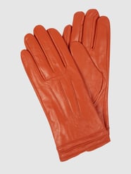 Lederhandschuhe aus Lammnappa von Weikert-Handschuhe Orange - 13
