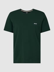 T-Shirt mit Label-Stitching Modell 'MIX&MATCH' von BOSS Grün - 33