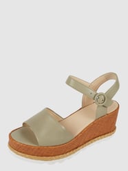 Wedges aus Leder von Högl Grün - 32