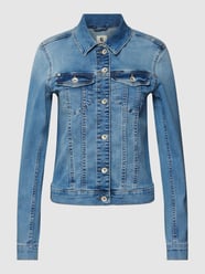 Slim Fit Jeansjacke mit Label-Details Modell 'SOFIA' von Garcia Blau - 18