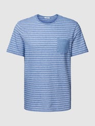 T-Shirt mit Brusttasche Modell 'Timo' von Brax Blau - 42