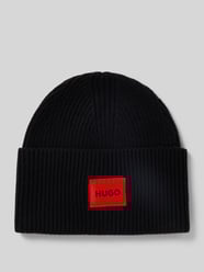 Beanie van scheerwolmix, model 'SAFFA' van HUGO - 34