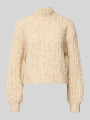 Sweter z dzianiny o kroju regular fit z dodatkiem wełny model ‘LIDA’ od Only - 16