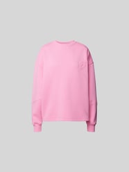 Sweatshirt mit Label-Detail von OH APRIL Pink - 31