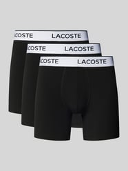 Bokserki z elastycznym paskiem z logo w zestawie 3 szt. od Lacoste - 17