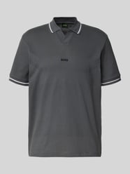 Regular Fit Poloshirt mit Label-Stitching von BOSS Green - 34