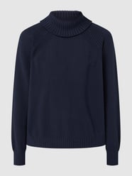 Rollkragenpullover mit Raglanärmeln von Esprit Blau - 16