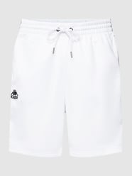 Sweatshorts mit Label-Stitching Modell 'Taped' von Kappa Weiß - 6