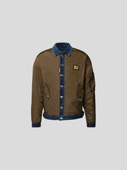 Wendejacke mit Label-Patch von Dsquared2 Blau - 42