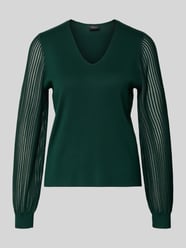 Regular Fit Pullover mit Semitransparenten Ballonärmeln von s.Oliver BLACK LABEL - 14